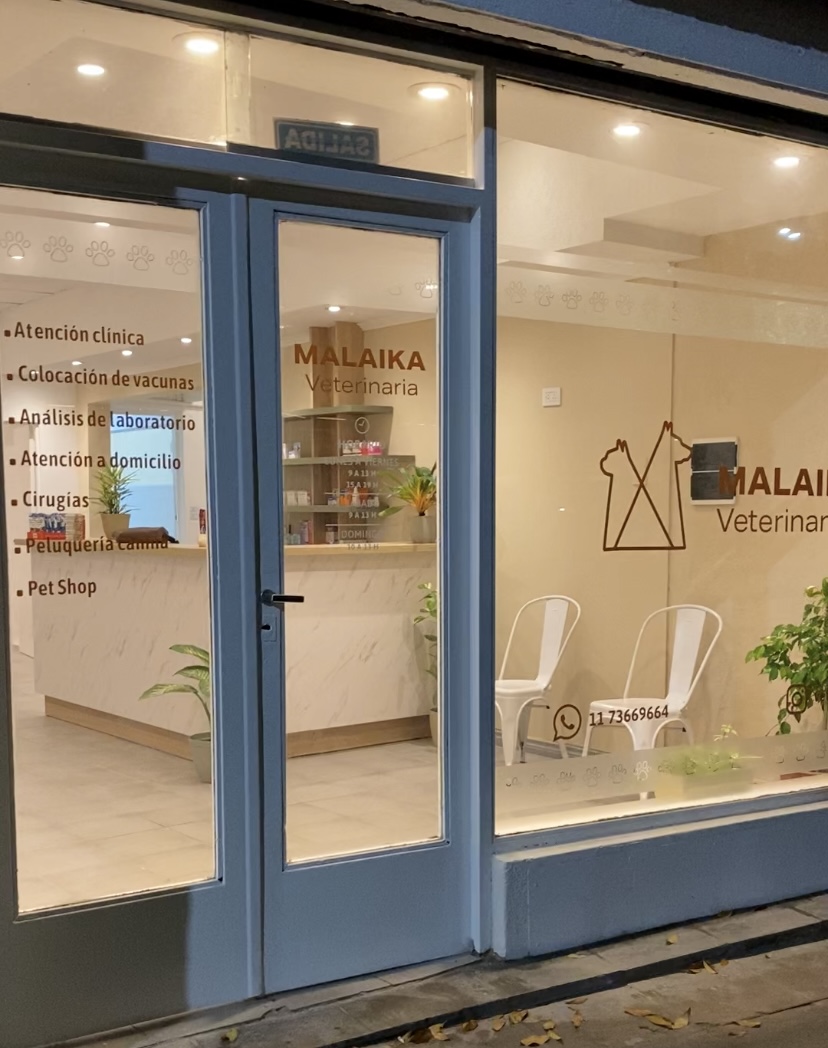 Fachada de Malaika Veterinaria en Vicente López